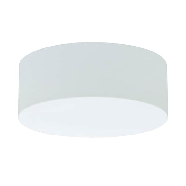 Anton 19" LED Ceiling - Linen White Finish